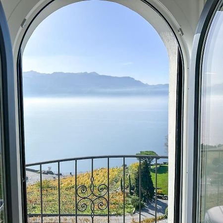 Room With 360° View Overlooking Lake Geneva And Alps Puidoux Exteriör bild